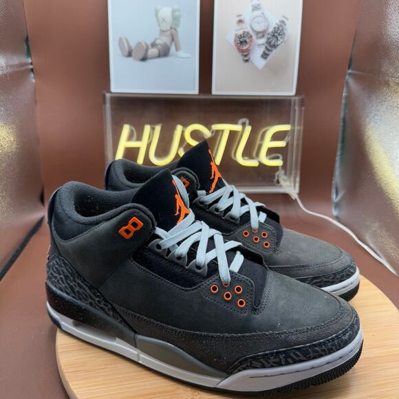Air Jordan 3 Retro 'Fear' 2023 Men’s Sz 9 - Picture 1 of 12